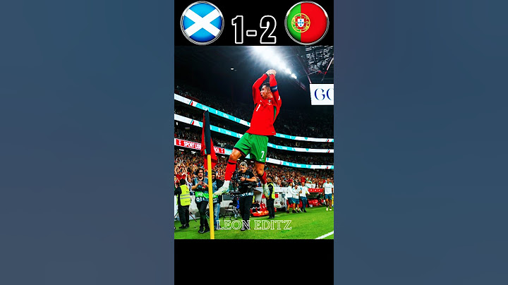 Portugal VS Scotland 2-1 | Ronaldo Awesome Comeback | #ronaldo vs #mctominay