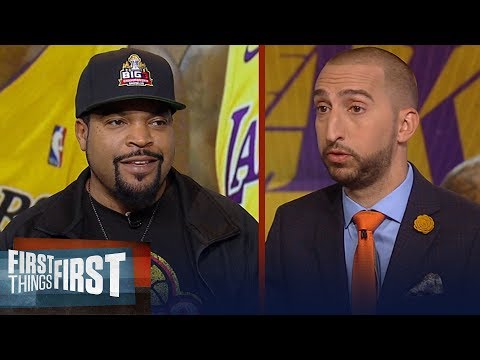 Ice Cube Challenges Nick's Kobe Vs. Duncan Discussion, LeBron In LA | NBA | FIRST THINGS FIRST