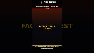 Whirlpool Dishwasher Error PE Fix | Field Cortex #Shorts