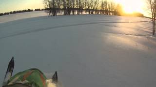 Sledding in Nipawin part 3