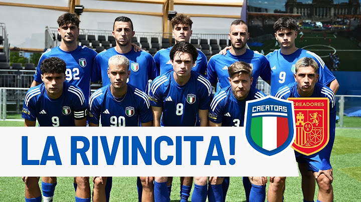LA RIVINCITA: il Film | ITALIA 🆚 SPAGNA 9️⃣-6️⃣ | IL DERBY DELLE NAZIONALI CREATORS