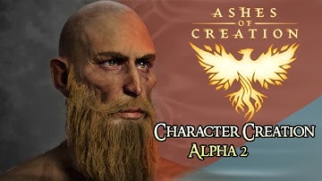 Ashes of Creation Character Creator Alpha 2 Reveal