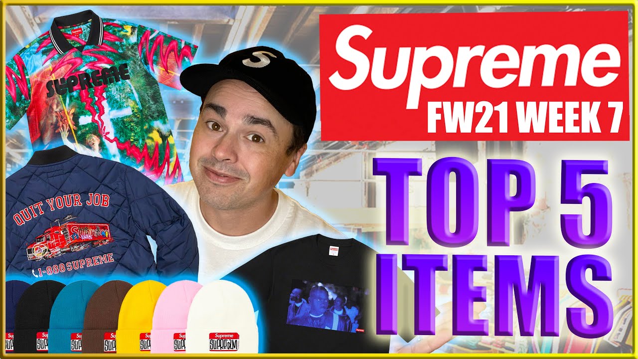 SUPREME TEES ARE BACK! FW21 Week 7 Droplist Top Items.