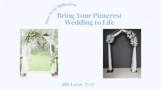 How To w/ SBBlooms: Affordable Wedding Flower Ceremony Arch