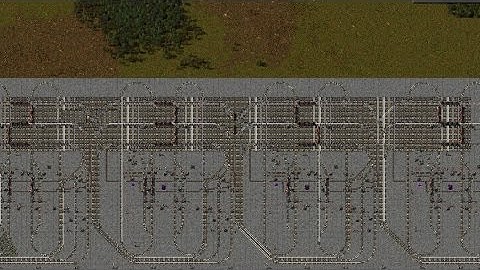 Factorio rail clock