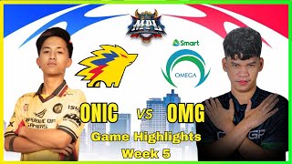 ONIC PH VS OMEGA | FULL GAME HIGHLIGHTS