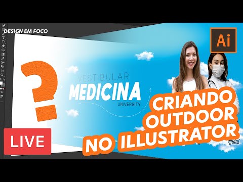 Criando um outdoor no Illustrator - Live