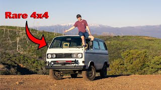 Buying an UNBELIEVABLY RARE 1986 4X4 VW bus to live out of!!!