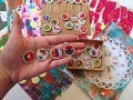 Gelli Print Stickers and Paper Buttons Tutorial - DIY