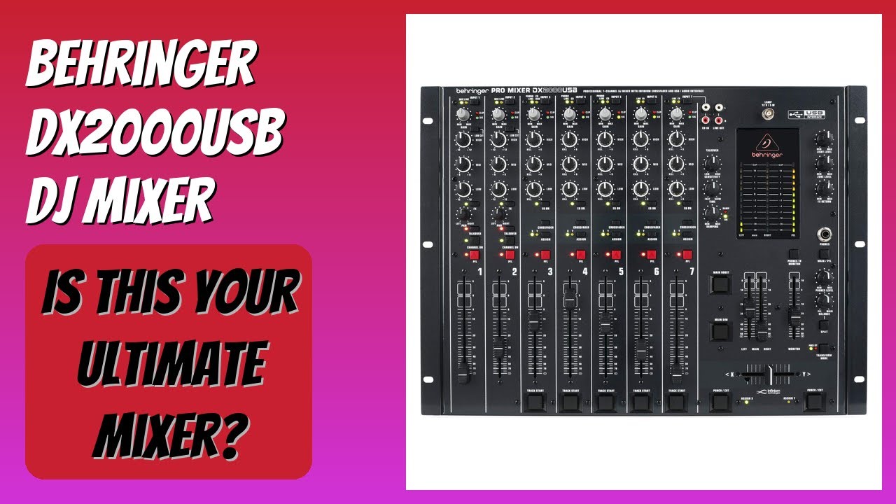 REVIEW (2025): Behringer DX2000USB DJ Mixer. Features - YouTube