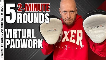 Virtual Pad Work For Beginner Boxers | 5 x 2 Min Rounds