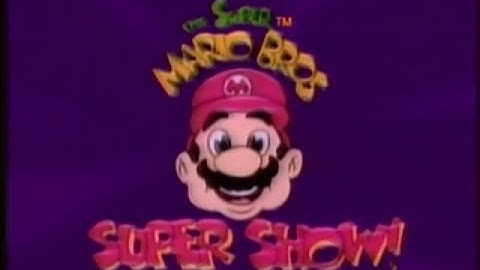 Super Mario Bros. Super Show Intro (Playstation Video Version)