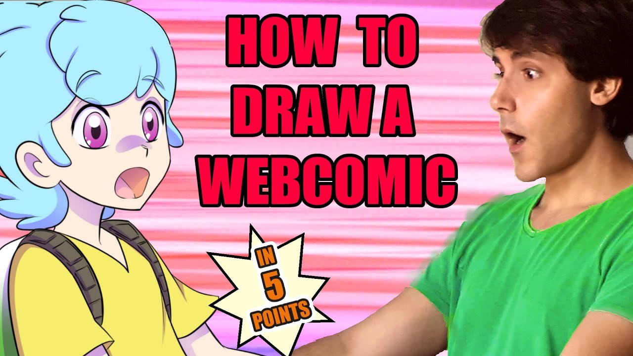 Webcomic Tutorial HOW TO DRAW A WEBCOMIC - In 5 Points - YouTube