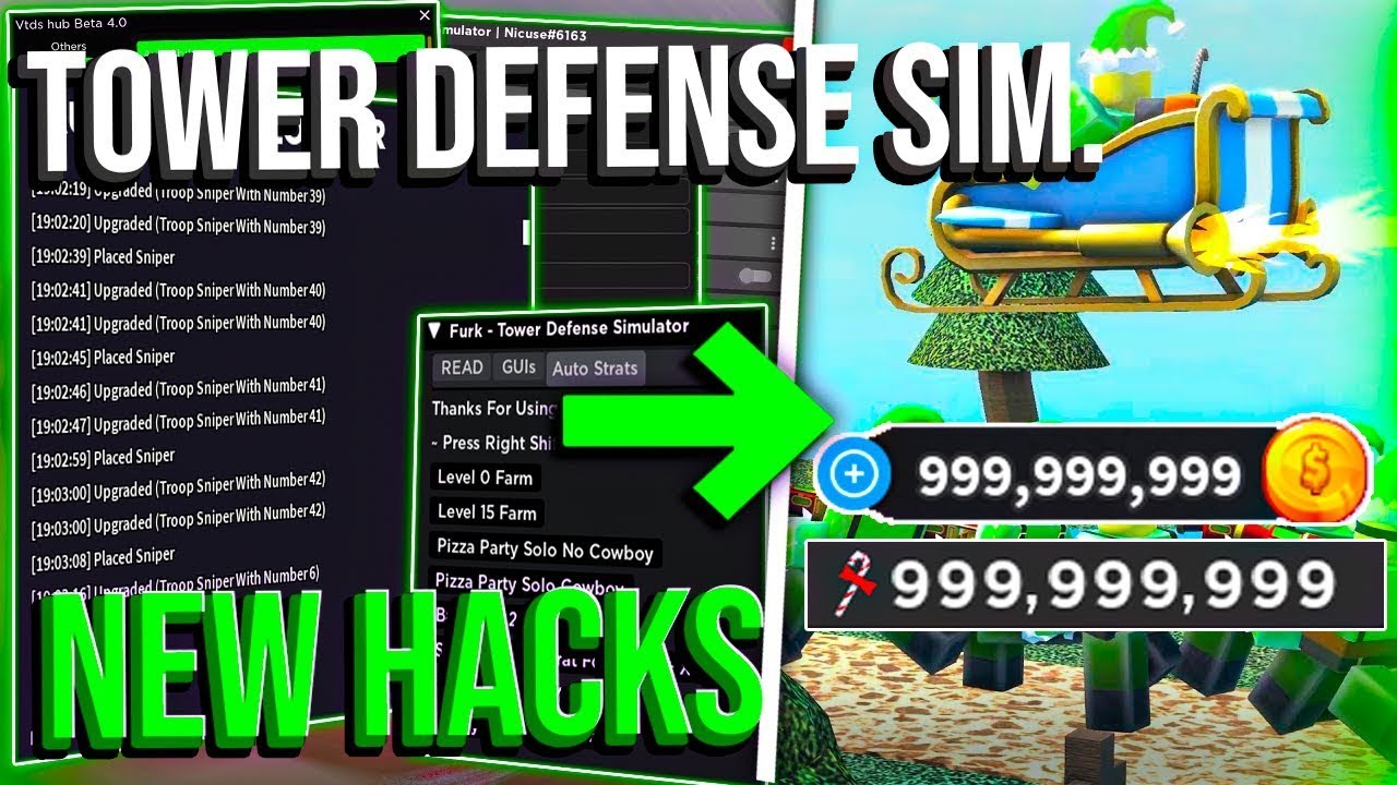 ✨️UPDATED!] Tower Defense Simulator Script / Hack, Auto Farm, USE ANY  TOWER