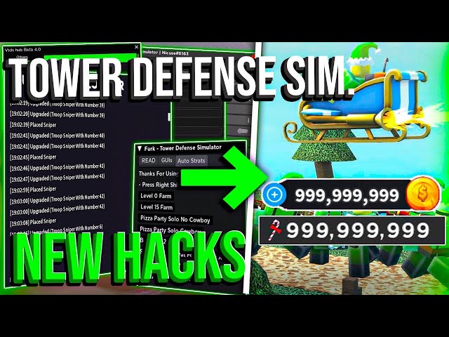 ✨️UPDATED!] Tower Defense Simulator Script / Hack, Auto Farm, USE ANY  TOWER