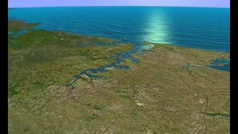 Water with fresnel effect