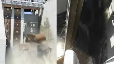 Wooden Stop-Logs Controlled Release Tests