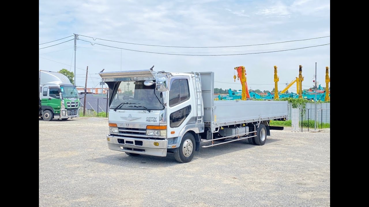 1994 Model, Fuso Fighter 6D17 OA Engine, Air Brake !! - YouTube