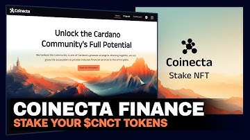 Coinecta Finance | LaunchPad on Cardano – How to Stake your CNCT Tokens & Participate in IDOs 😎