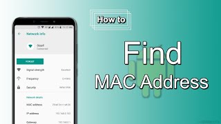 How to find MAC Address On Android | How to Check MAC Address in Android |