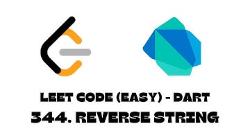 344. Reverse String | LeetCode | Dart