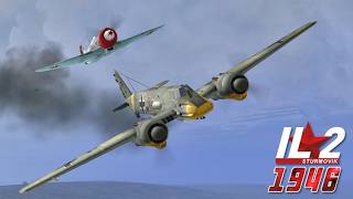 IL-2 1946: Defending Soviet Positions From German Panzerknacker [La-5F vs Hs-129 B-2s]