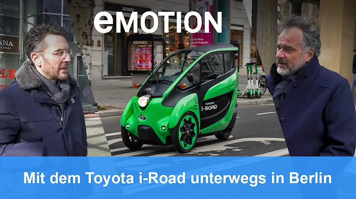 eMOTION #15 mit dem Toyota i-Road unterwegs in Berlin