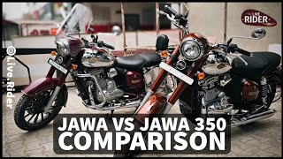 Exclusive Jawa vs Jawa 350 | Comparison of Old Jawa 2019 with new Jawa 350 2024