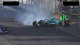 2022 Australian GP - Sebastian Vettel's Crash