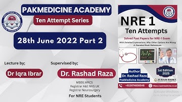 📘 NRE-1 Ten Attempts Book Lecture | 28th June 2022 (Part 2)