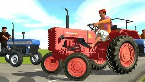 JCB 3dx Eco Loading Mud Mahindra 275 Eicher 485 John Deere Tractor with Trolley Pankaj Mehta