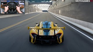 Gran Turismo 7 - 2016 McLaren P1 GTR | Thrustmaster T300RS Gameplay [PS5]