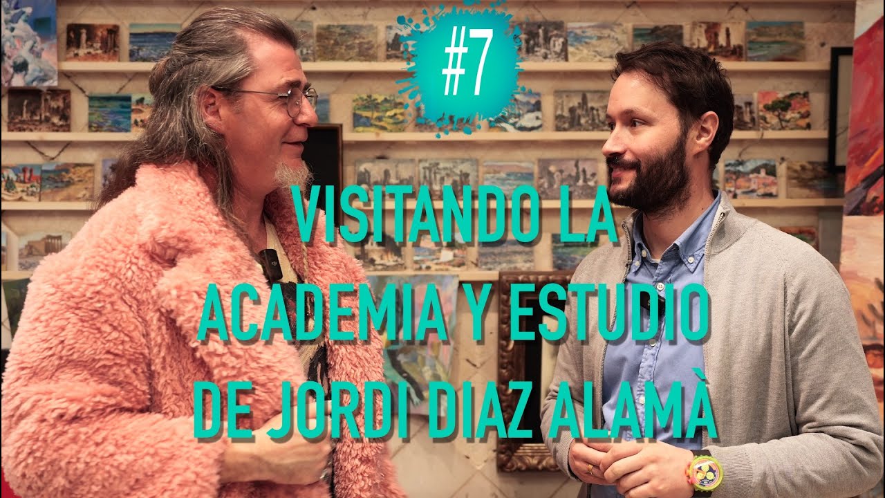 ESCUELA DE ARTE CLÁSICO en Barcelona. JORDI DIAZ ALAMÁ me enseña su ACADEMY OF ART