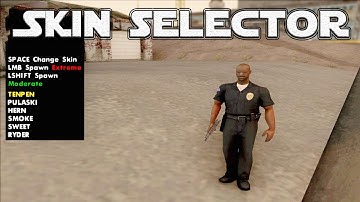 GTA San Andreas Mods - Skin Selector v 2.1 + The Red Army fighter [DOWNLOAD]