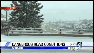 Snow returns to Spokane with a vengeance