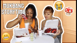 MUKBANG + STORYTIME First Time Trying Shrooms