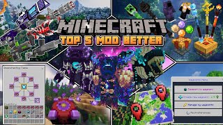 🌟Top 5 Addon/Mod Cực Kì Hay, Thú Vị Trong Sinh Tồn Minecraft Pe 1.20 [#4] | Jenky_Dermot