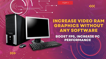 How to Increase VIDEO RAM GRAPHICS Without Any Software | BOOST FPS | INCREASE PC PERFORMANCE