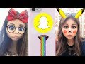 Коллекция мордочек SnapChat! СМЕШНЫЕ ФИЛЬТРЫ ИЗ СНАПЧАТА!