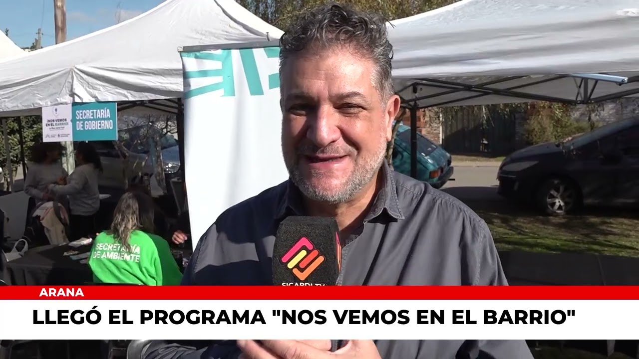 El programa "Nos vemos en el barrio" llegó a Arana en su 139° aniversario