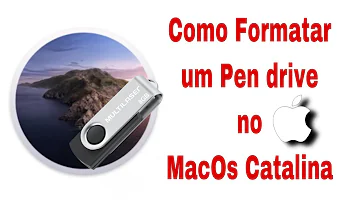 Como formatar um pen drive no macbook?
