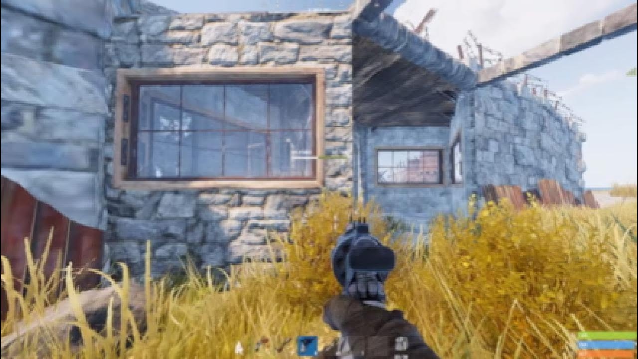 Rust Player Compounds The Raided Compound Start Loaded Under 2 hrs - Rust Console - YouTube