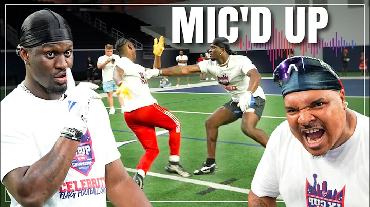 I Came Out Of Retirement For This Celebrity Flag Football Game! (MIC'D UP)