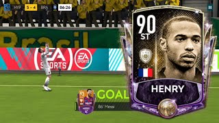 We Got Icon Thierry Henry from Zidane Career Part 3 | Fifa Mobile 20 - Squad Builder