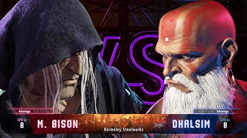 SEASON 2 M. Bison vs Dhalsim (CPU8 vs CPU8) series 1