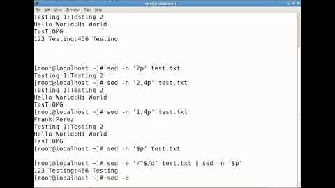 Linux Sed Utility "Data Stream Manipulation"