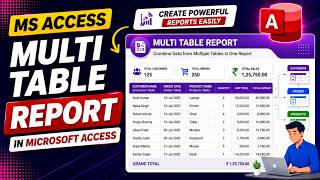 MS Access Multi-Table Reports Explained in Hindi | Step-by-Step Tutorial | The Coding Box