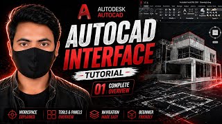 1 AutoCAD 2026 interface Tutorial Hindi Project