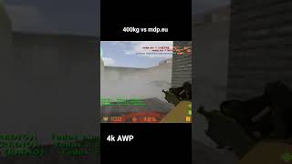 4k AWP train! Counter strike 1.6 / 400kg vs mdp.eu #counterstrike