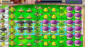 PLANT VS ZOMBIE | 5 FLAGS COMPLETED | LAST STAND ENDLESS FULL HD GAMEPLAY IN 10:24 MINUTES